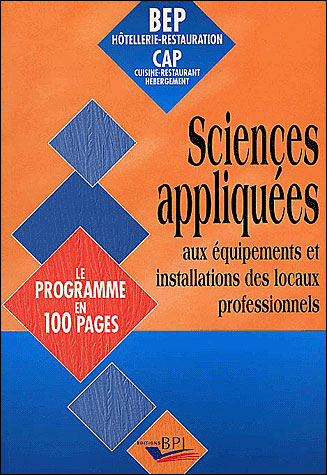 Sciences appliquees aux equipements et installations de loca