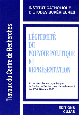 Légitimité du pouvoir politique et représentation