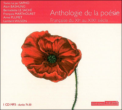 Anthologie de la poésie du XIème au XIXème siècles