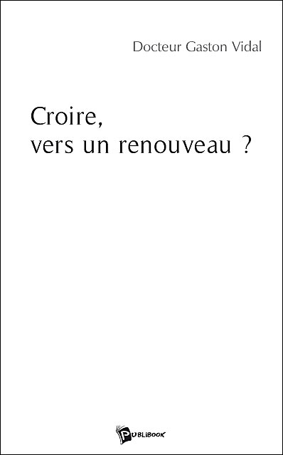 Croire vers un renouveau