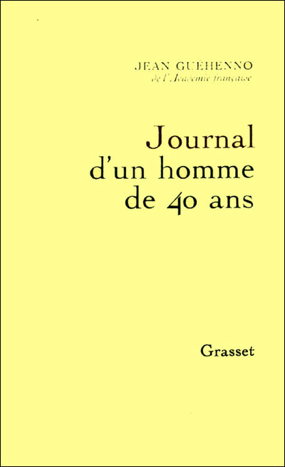 Journal d'un homme de 40 ans
