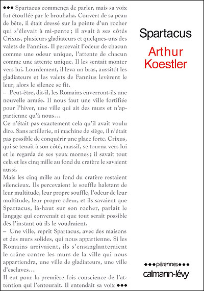 Spartacus - Arthur Koestler - broché