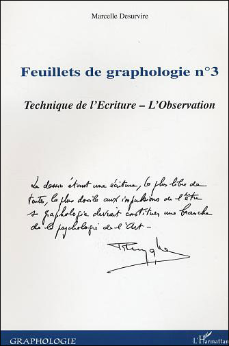 Technique de l'écriture, l'observation