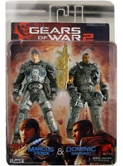 Gears Of War 2 Marcus Fenix et Dominic Santiago figurines - Figurine de ...