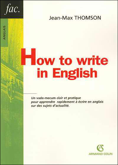 Savoir rédiger en anglais