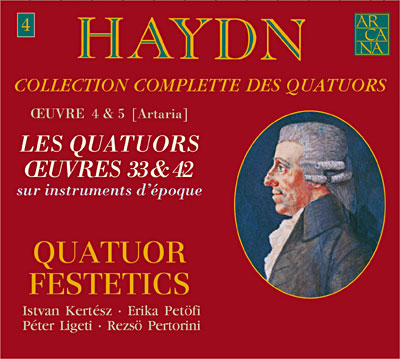 Quatuors à cordes Opus 33 n.1 à 6