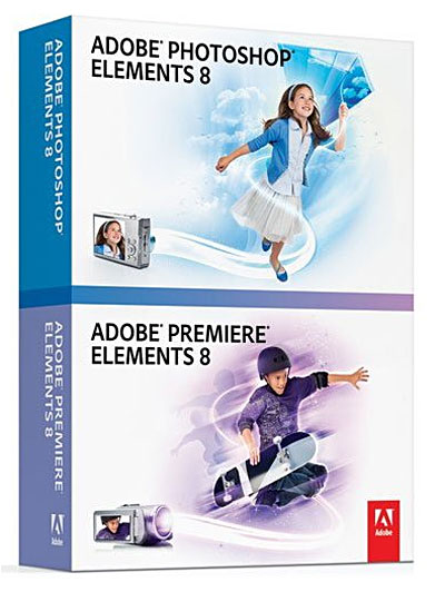 Adobe Photoshop Elements 8 + Premiere Elements 8 - Jeu vidéo - Achat ...