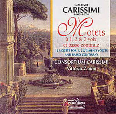 Carissimi,Motets For Three Voices