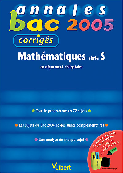 Annales du Bac Mathématiques S