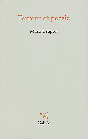 Terreur et poésie - Marc Crépon - broché