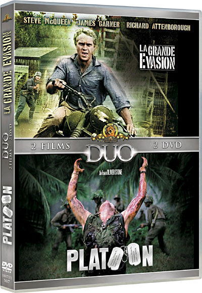 La Grande évasion - Platoon - Coffret