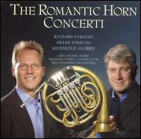 Plays romantic horn concerti