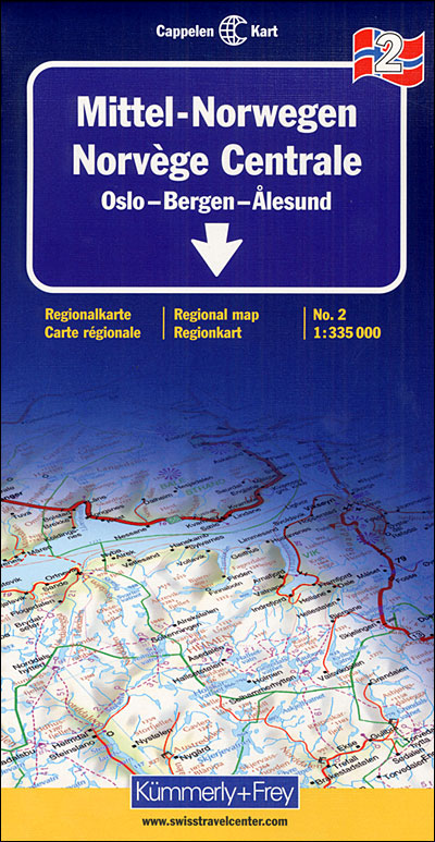 Norvege centrale,1 1:325 000
