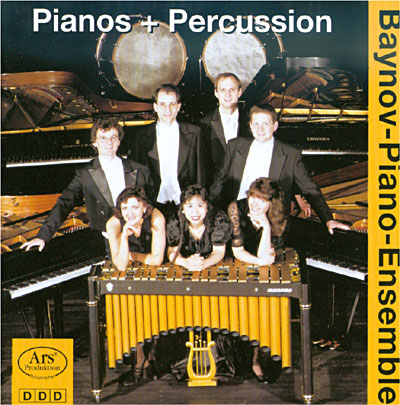 Pianos + percussion