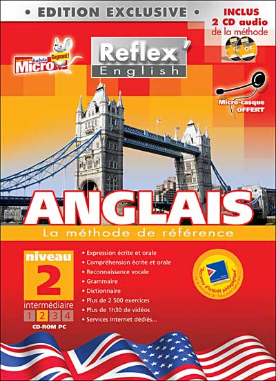 Reflex' English - Anglais - Niveau 2 Intermédiaire + 1 CD Audio