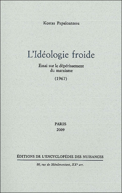 L'idéologie froide