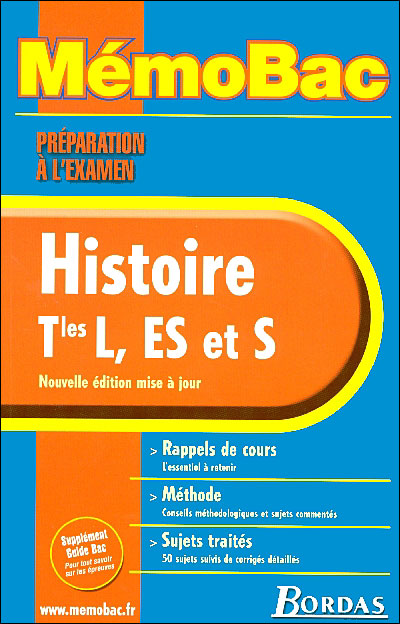 Histoire Term L ES S