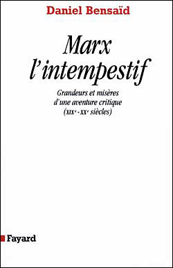Marx l'intempestif