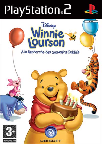 Winnie L'Ourson : C'est La Récré ! PS1 - Promo Presse Sony PlayStation 1