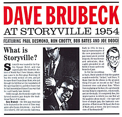 At Storyville 1954