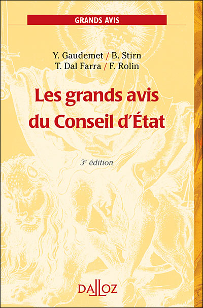 Les grands avis du Conseil d'État