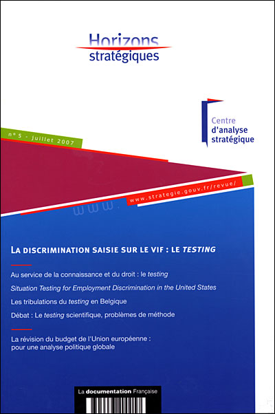 Discrimination saisie sur le vif, le testing