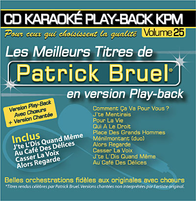 Play back KPM volume 25 - Patrick Bruel
