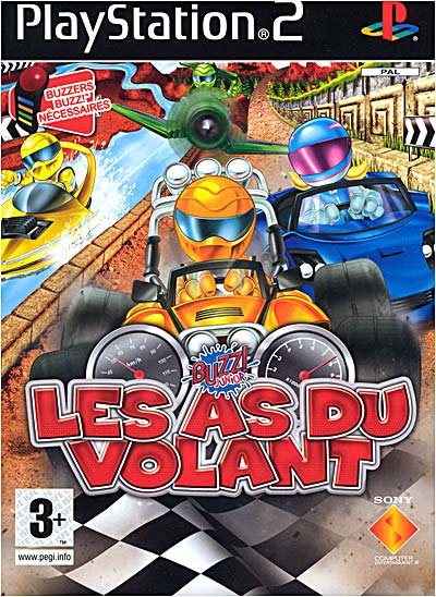 Buzz! Junior Ace Racers + buzzers