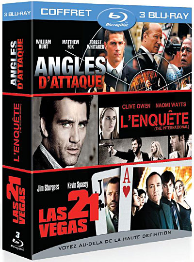 Angles d'attaque - Las Vegas 21 - L'Enquête - Blu-Ray - Coffret complots