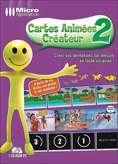 AVANQUEST (MICRO APPLICATION) Cartes anim&eacute;es Cr&eacute;ateur 2 