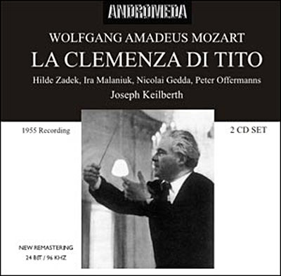 La Clémence de Titus Wolfgang Amadeus Mozart CD album Achat