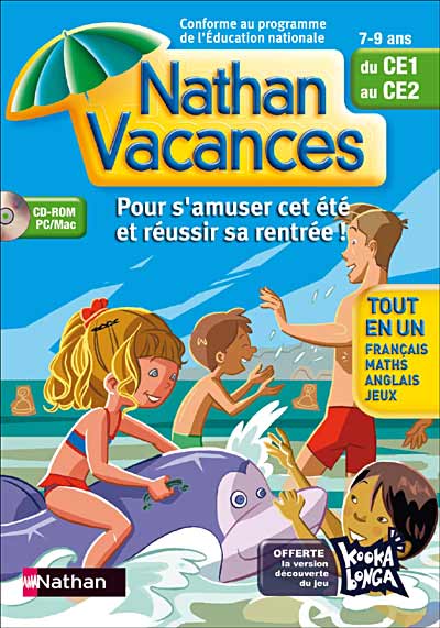 Nathan Vacances - Du CE1 au CE2