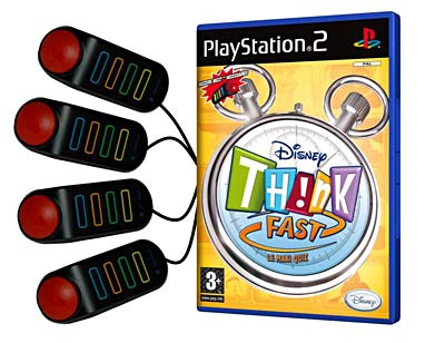 Disney Think Fast : Le Maxi Quizz + Buzzers
