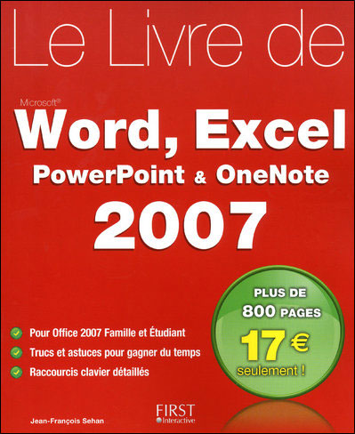 Word, Excel, Powerpoint, Onenote, Office 2007 familliale