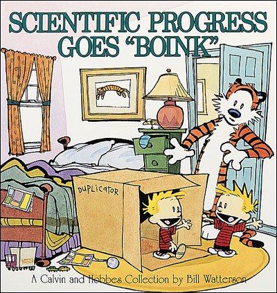Scientific progress goes boink
