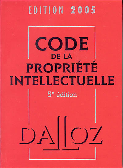 Code de la propriété intellectuelle