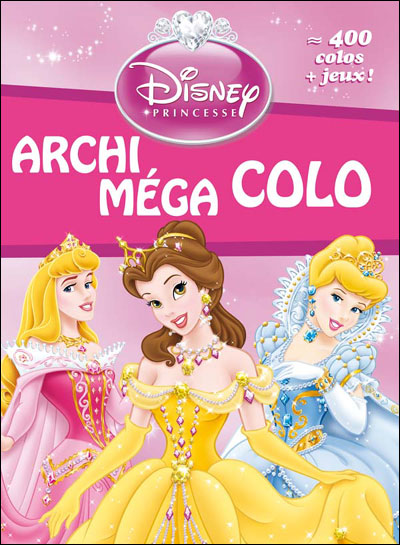 Livre de coloriage Princesse Disney officiel neuf