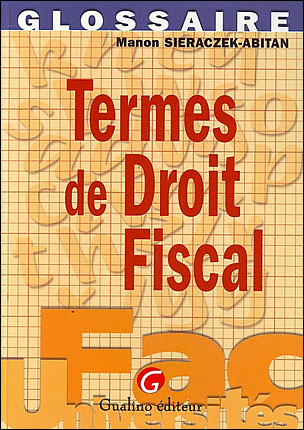 Termes du droit fiscal