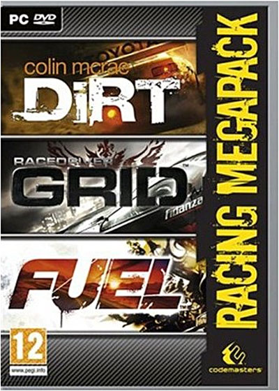 Racing mégapack 3 jeux : Colin McRae Dirt + Race driver grid + Fuel