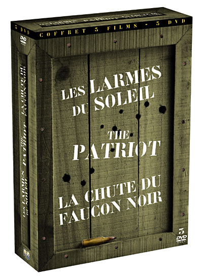 Les Larmes du Soleil - La Chute du Faucon Noir - The Patriot - Coffret