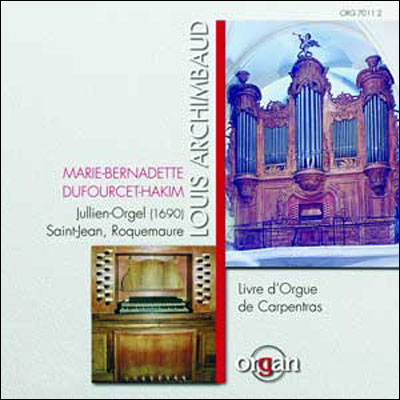 Livre d' orgue de Carpentras