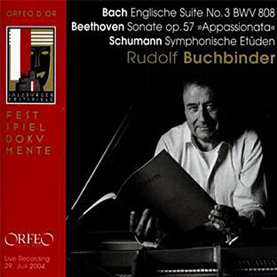 Suite anglaise 3 - Sonate appassionata - Etudes symphoniques