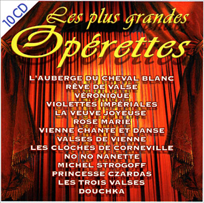 Les plus belles opérettes - Coffret 10 CD