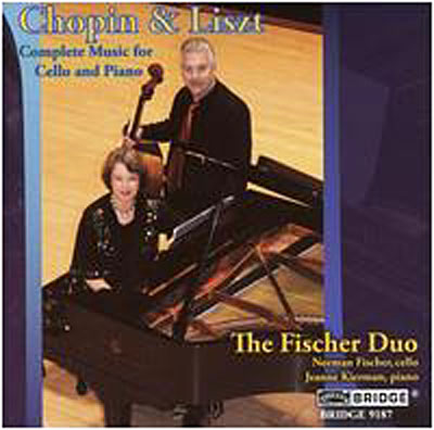 Music for cello and piano by chopin and liszt