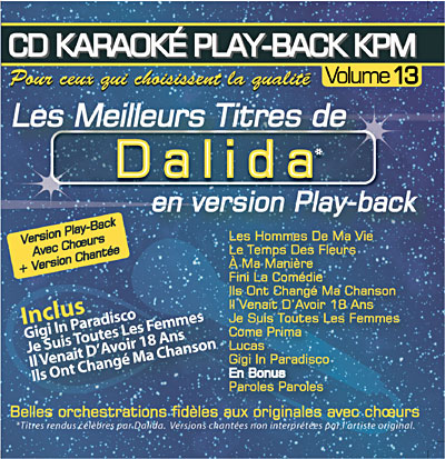 Play back kpm - volume 13 - Dalida