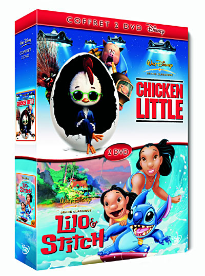 Coffret Chicken Little - Lilo et Stitch - DVD Zone 2 - Achat & prix
