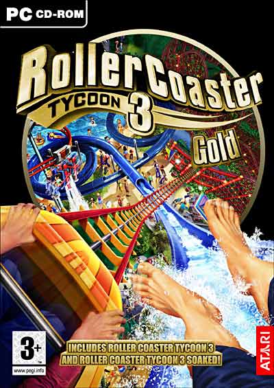 3 Jeu Rollercoaster Tycoon 3 Deluxe Gold Délires Aquatiques - 9,99