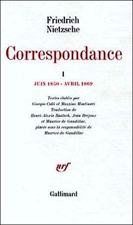 Correspondance (Tome 1-Juin 1850 - Avril 1869)
