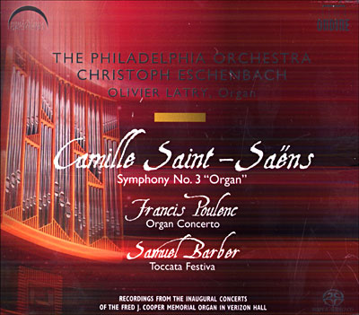 Symphonie N°3 - Concerto pour orgue - Super Audio CD hybride