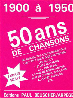 50 ans de chansons - Collectif - broché